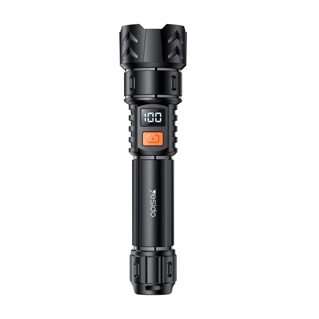 Linterna Led Recargable Yesido Tc10 Negra