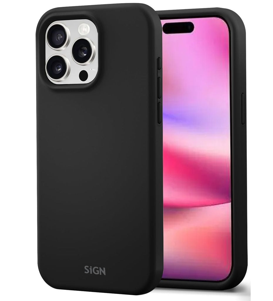 Liquid Silikonh Lle F R Iphone 16 Pro Schwarz