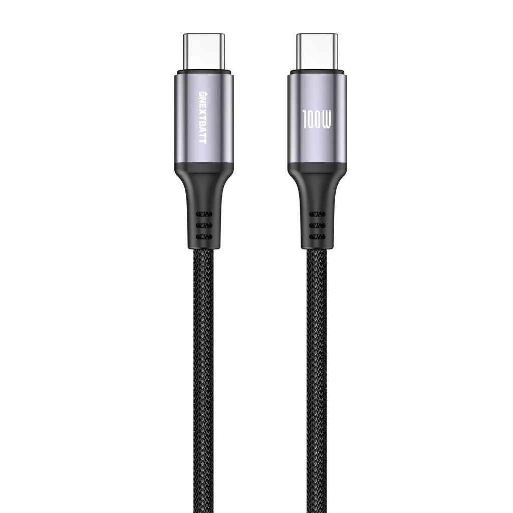 Nextbatt Usb C Zu Usb C Kabel 100 W 5 A 1 M Schwarz