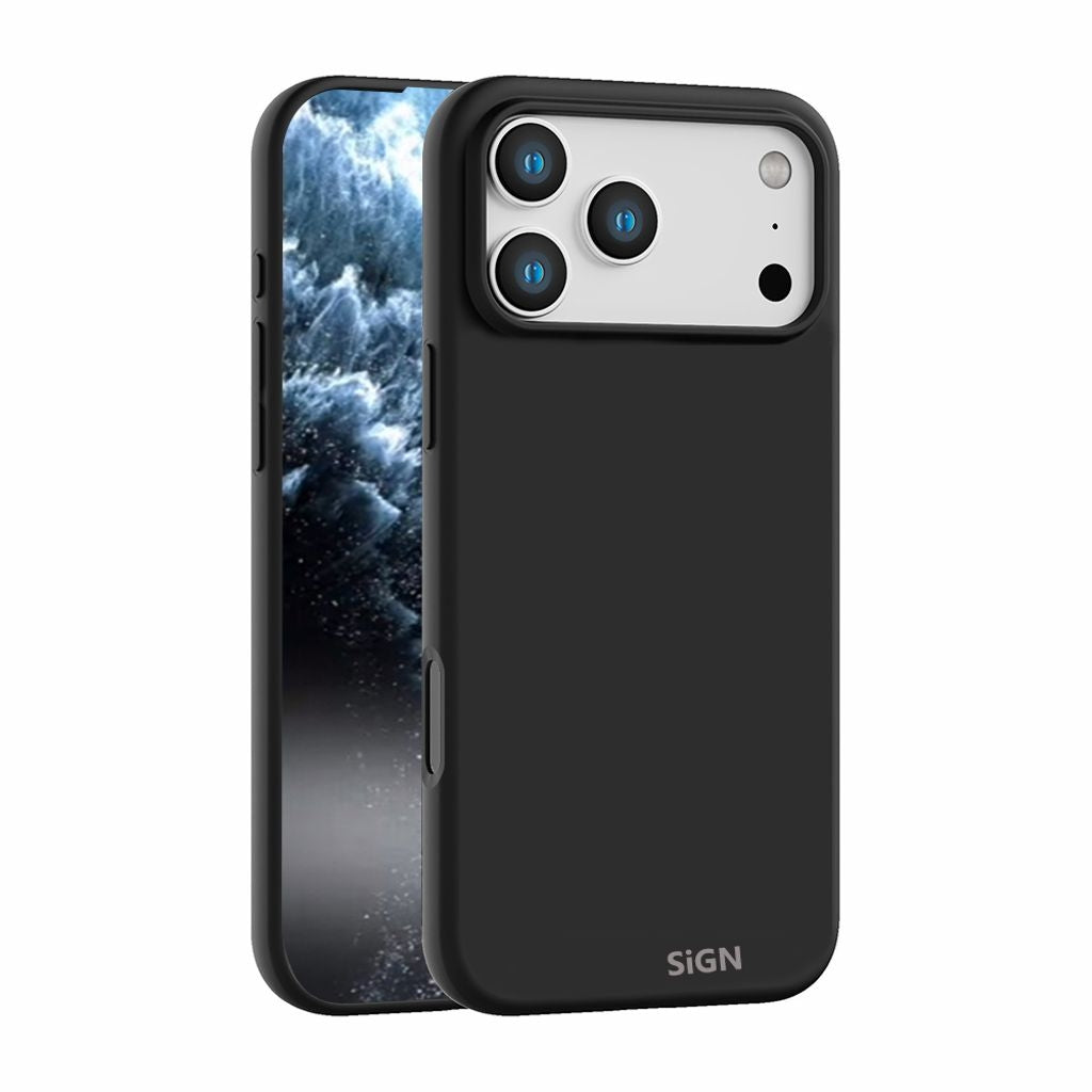 Sign Fl Ssigsilikonh Lle F R Iphone 17 Pro Schwarz
