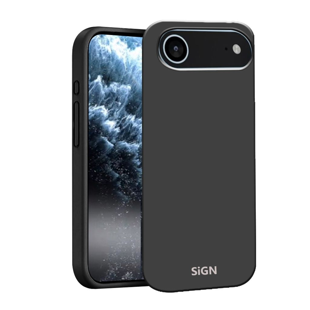 Sign Fl Ssigsilikonh Lle F R Iphone Air Schwarz