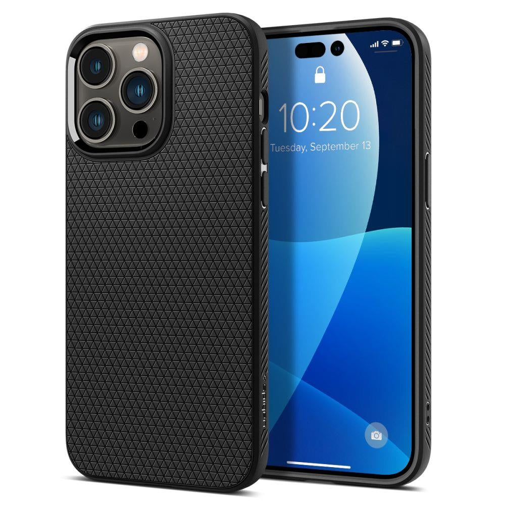 Spigen Liquid Air Cover F R Iphone 14 Pro Mattschwarz