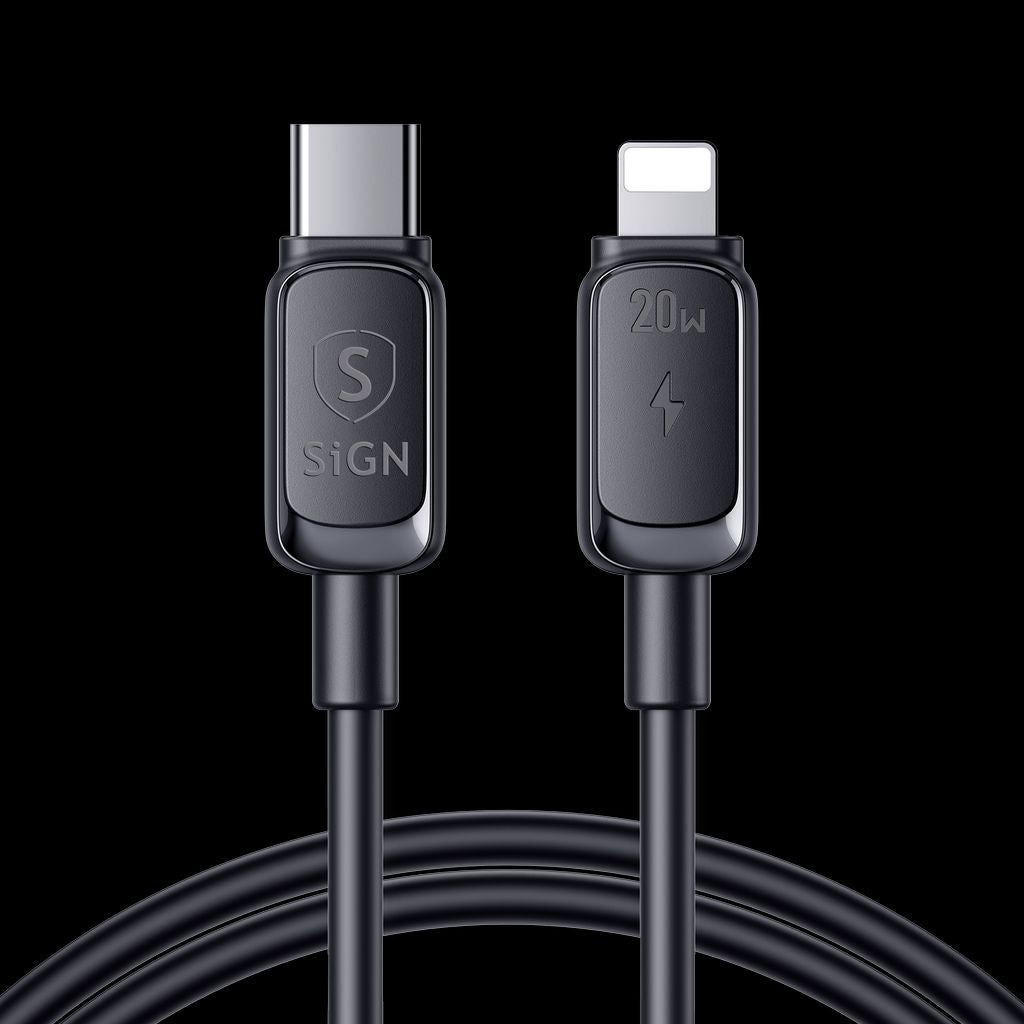 Usb C Auf Lightning Kabel 20 W 0 25 M Schwarz