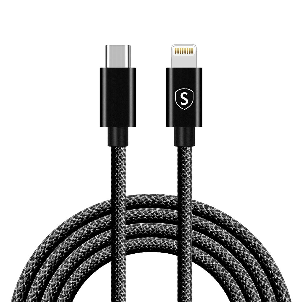 Usb C Auf Lightning Kabel 20 W 2 M Schwarz