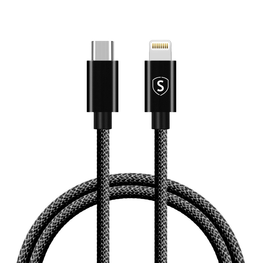 Usb C Auf Lightning Kabel 20 W 1 M Schwarz