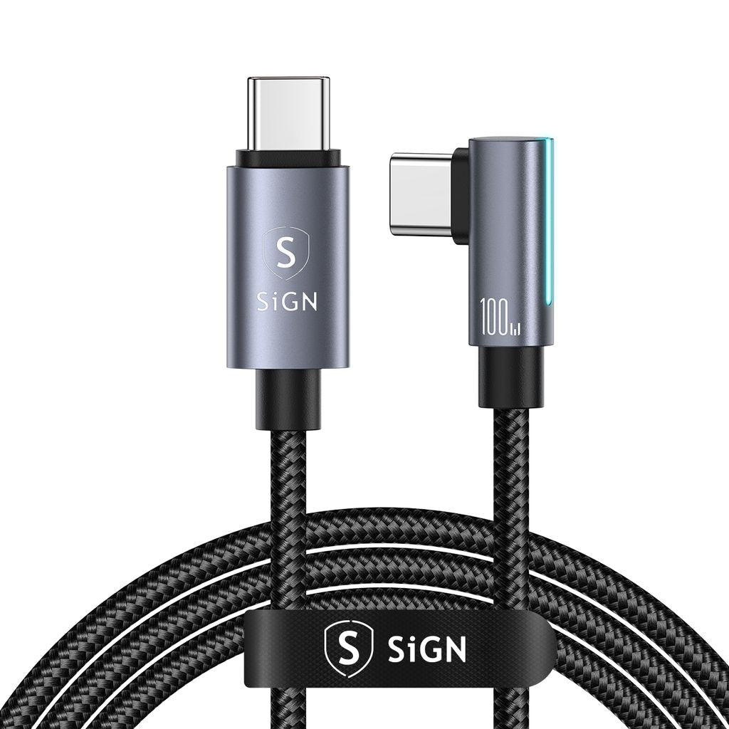 Usb C Zu Usb C Kabel 1 2 M 100 W Schwarz