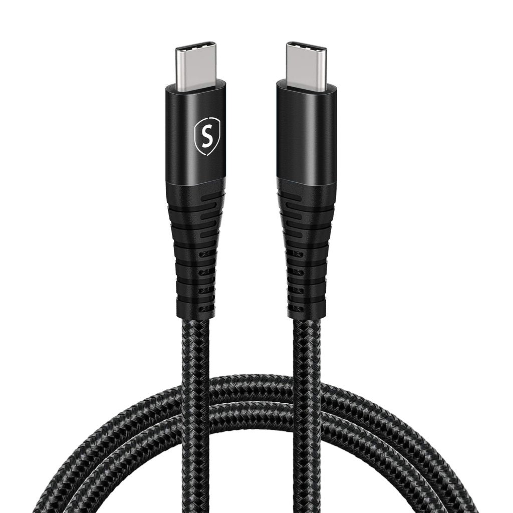 Usb C Auf Usb C Kabel 5 A 100 W 1 M Schwarz