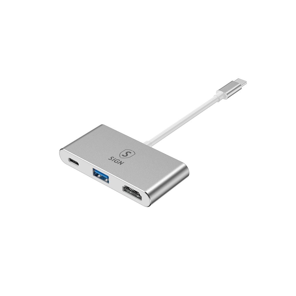 Usb C Hub F R Hdmi 4k Usb A 3 0 Und Usb C 100 W