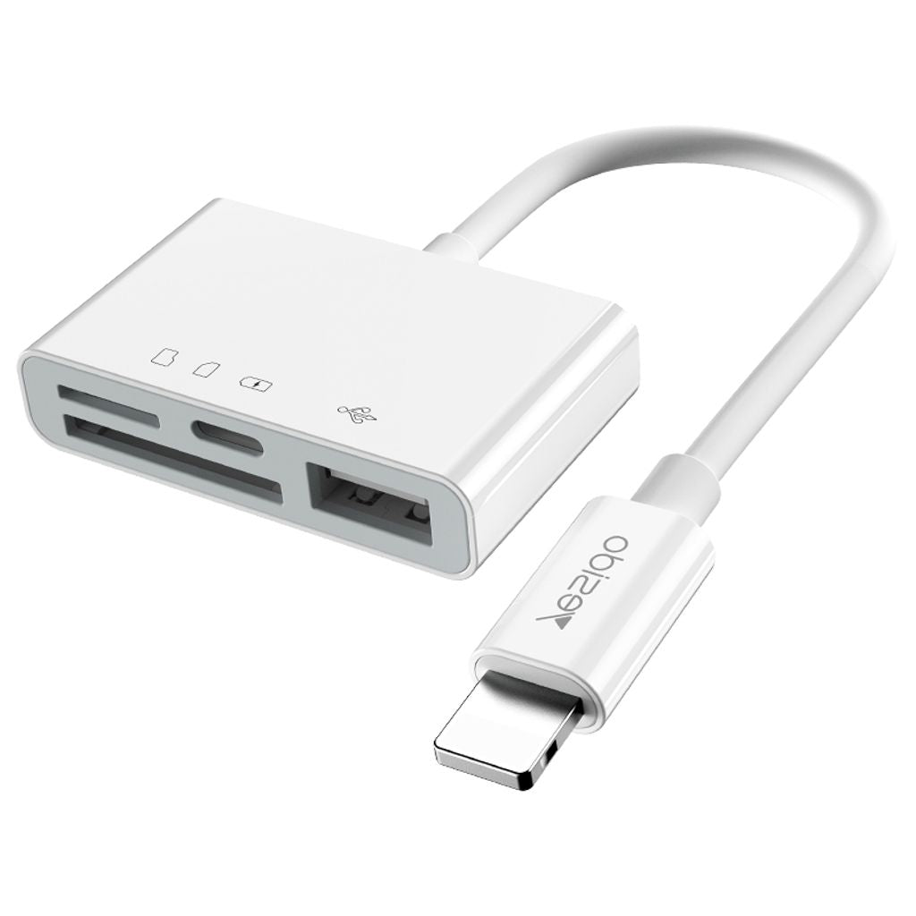 Adaptador Otg 4 En 1 Lightning Hub De Yesido