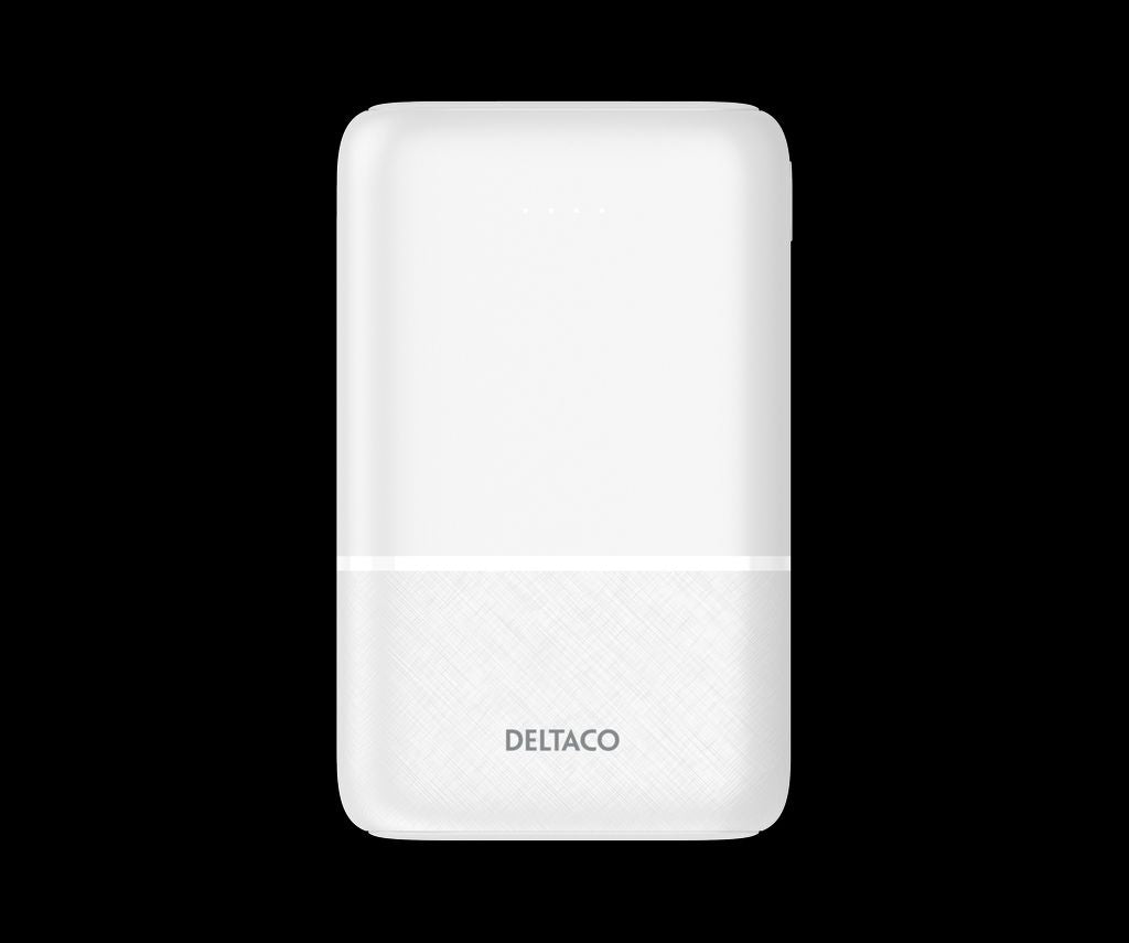 Deltaco Powerbank 10 000 Mah 2x Usb A 1x Usb C Wei