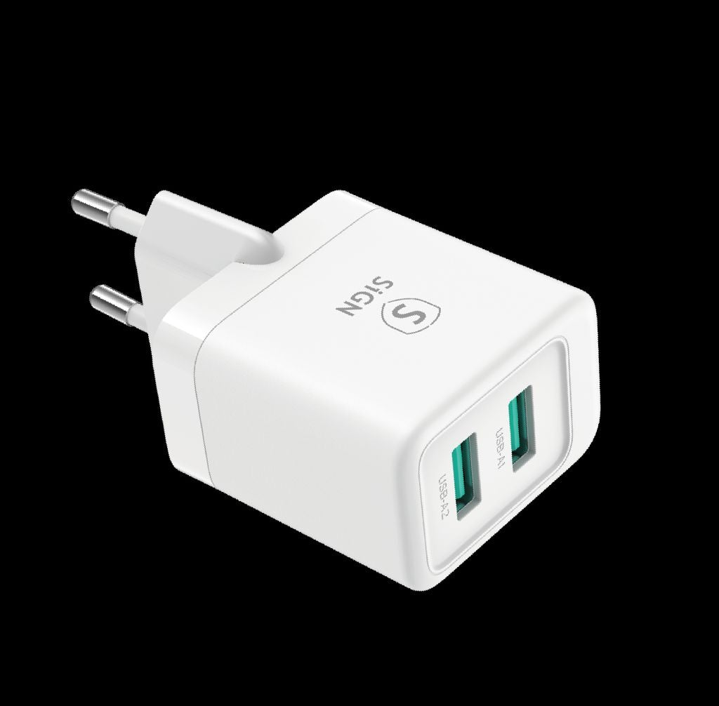 Mini Schnellladeger T Dual Usb 2 4 A Wei