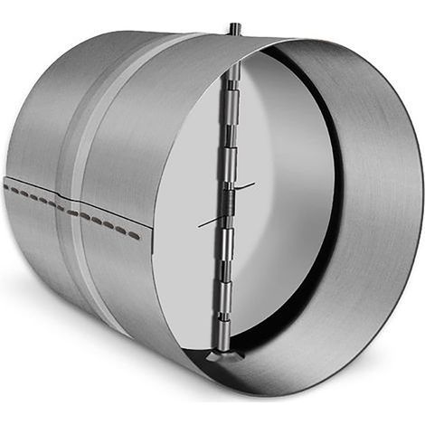 1 Rückschlagventil Dn 150 Mm, Verzinkter Stahl Und Aluminium, Für Wäschetrockner Und Vmc-belüftung