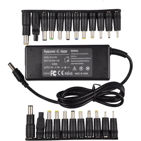19v 4,74a 90w Universal Netzteil Ladegerät Für Acer Asus Dell Hp Lenovo Samsung Toshiba Laptop 18,5v
