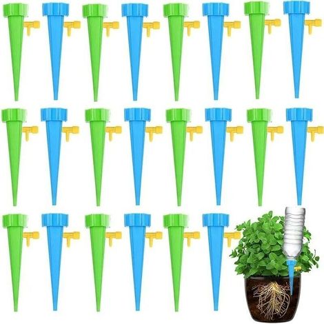 40 Stück Automatische Tropfbewässerung Für Flaschen – Bewässerungssystem Für Innen- Und Außenpflanzen, Garten, Blumentopf