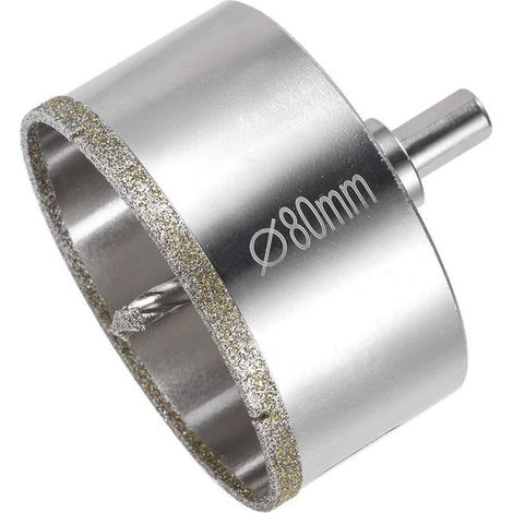 80-mm-diamantbohrer Mit Mittelführung, Oberflächenbeschichtete Fliesenlochsäge Zum Schneiden Von Glas Und Keramikfliesen