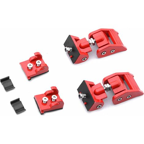 Auto Motorhaubenverriegelung Haubenschloss Für Jeep Wrangler Jk Jku 2007-2017, Rot