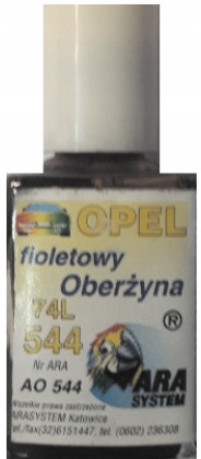Opel 544 74l Aubergine Autolack Kratzerreparatur 10 Ml Arasystem