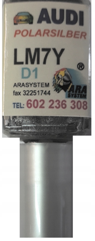Vw Lm7y D1 Polarsilber Autolack-kratzerreparatur 10 Ml Arasystem