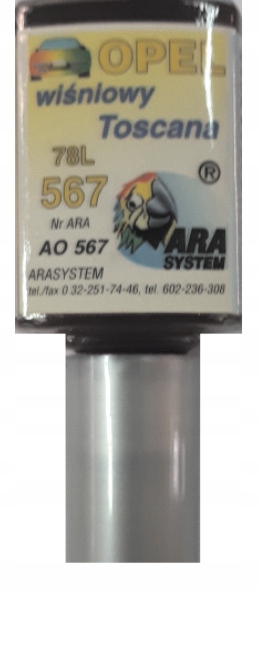 Opel 567 78l Toscana Cherry Autolack-ausbesserungs-kratzerreparatur Ara