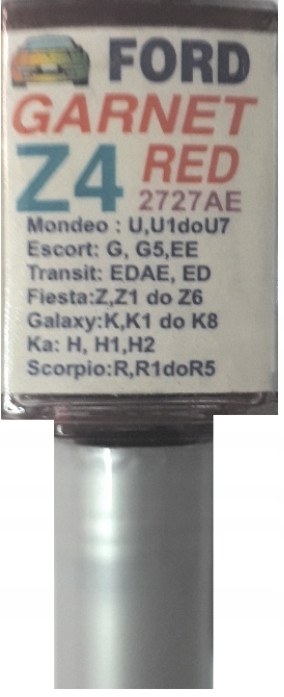 Ford Granatrot Lackkratzerreparatursystem