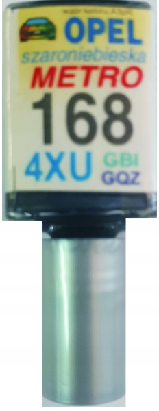 Opel Metro 168 4xu, Graublau, Lackkratzerreparatur 10 Ml