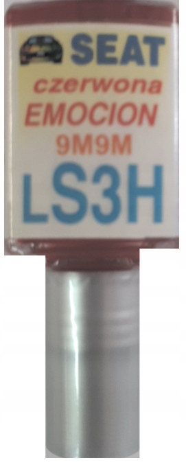 Seat Ls3h 9m Red Emotion Autolackkratzerreparatur 10 Ml Arasystem
