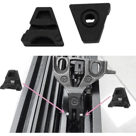 Crea – Auto-schiebedach-reparaturset Mit 4 Clips – Kompatibel Mit Mercedes-klassen A, E, C, Cla, Gla – Schwarzer Kunststoff, Präzise Abmessungen