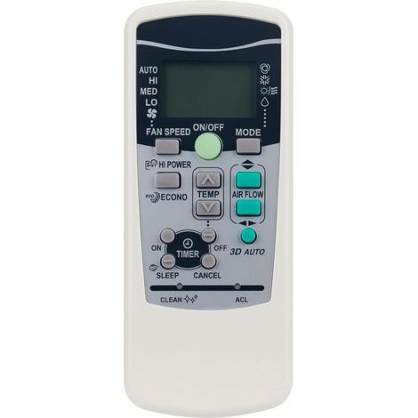 Ersatz-fernbedienung Rkx502a001 Für Mitsubishi-klimaanlage (passend Für Rkx502a001c, Rkx502a001b, Rkx502a001f, Rkx502a001g, Rkx502a001p, Rkx502a001s, Rkx502a017a Und Dxk09z3-s)