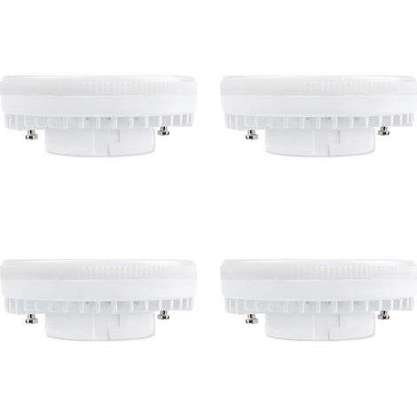 Gx53 Led-strahler, 9 W, Warmweiß 3000 K, 900 Lm, Ac 230 V, Cfl, Gx53 Entspricht 15–18 W, 120°, Gx53 Led-reflektorlampe Für Küchenmöbel/kleiderschrank, Nicht Dimmbar, 4er-set [energieklasse A+]