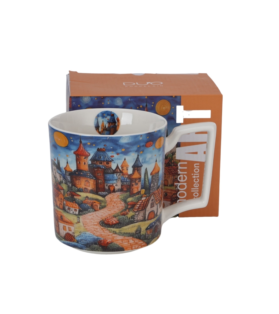 Porzellanbecher Xxl 750 Ml Sleepy Kingdom - Modern