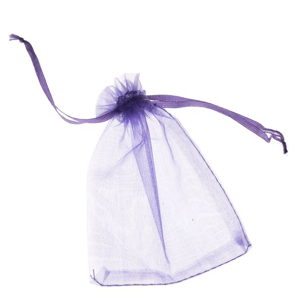 Organza-geschenktüte, Lila, 9 X 12 Cm