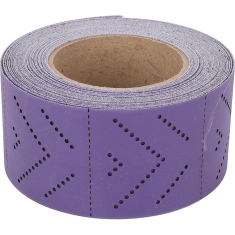 Lila Keramik-schleifpapierrolle, 70 Mm X 12 M, Zum Schleifen Von Holz, Abbeizen, Autoschleifen, Karosseriereparatur, Körnung 120