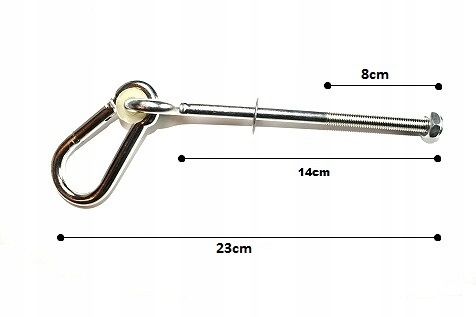 Karabiner-befestigungsverbinder-schlinge 14 Cm