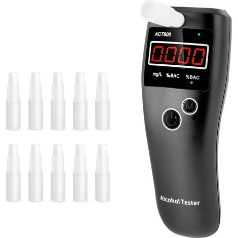 Nf-zugelassener Elektronischer Alkoholtester – Tragbarer Alkoholtester Mit Lcd-display – Nanotechnologie-sensor – Präzise Ergebnisse Bac