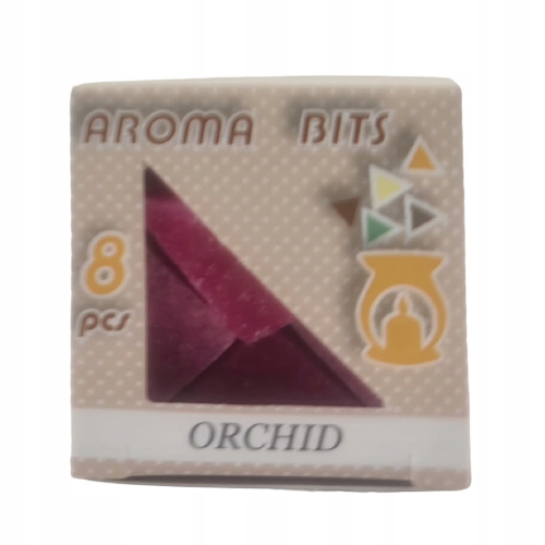 Duftwachs Stearin Dreiecke Orchidee 8 Stück.