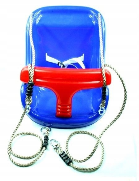 Blaue Und Rote Eimerschaukel