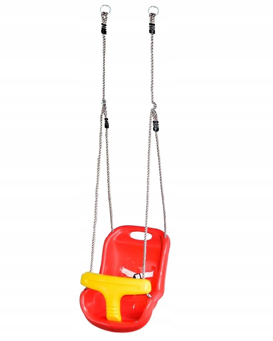 Rote Und Gelbe Eimerschaukel