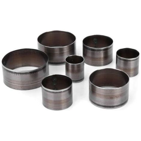 Rundlocher-set Zum Lederstanzen, Set Mit 7 Lederschneidewerkzeugen, Rundlocher Aus Stahl, 20 Mm/25 Mm/30 Mm/35 Mm/40 Mm/45 Mm/50 Mm