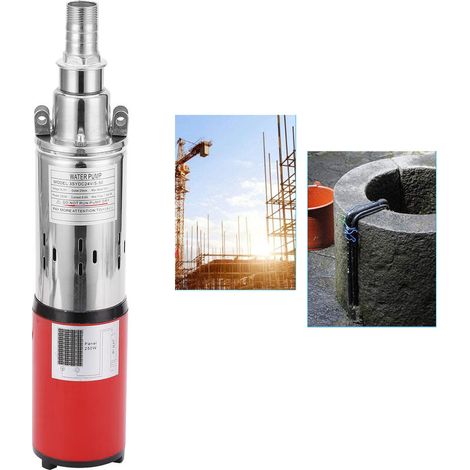 Solar-tauchwasserpumpe, Tiefbrunnen-tauchpumpe, Dc24v, 250 W, Brunnenpumpe Für Industrie, Haushalt Und Landwirtschaft A