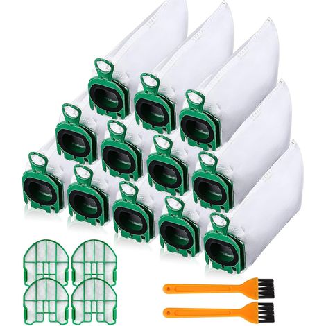 Staubsauger Für Vorwerk Kobold Vb100 Vb 100 Fp100 Fp 100, Ersatz-staubbeutel-set, Staubsaugerbeutel, Kompatibel Mit 4 Motorfiltern + 2 Reinigungsbürsten
