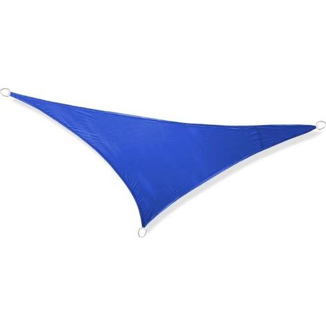Vurahome – Dreieckiges Sonnensegel 3 X 3 X 3 M, Außenschatten, Wasserdichter Schatten, Atmungsaktives Material, 95 % Uv-schutz, Für Gartenterrasse (königsblau)