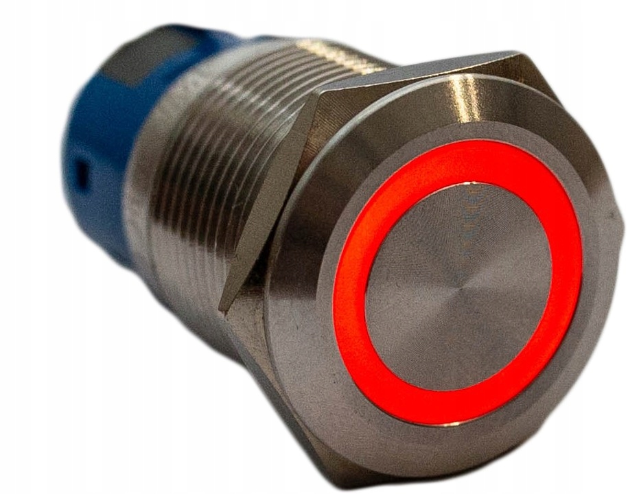Vandalensicherer Monostabiler Drucktaster 250 V 5 A 19 X 38 Mm Rot