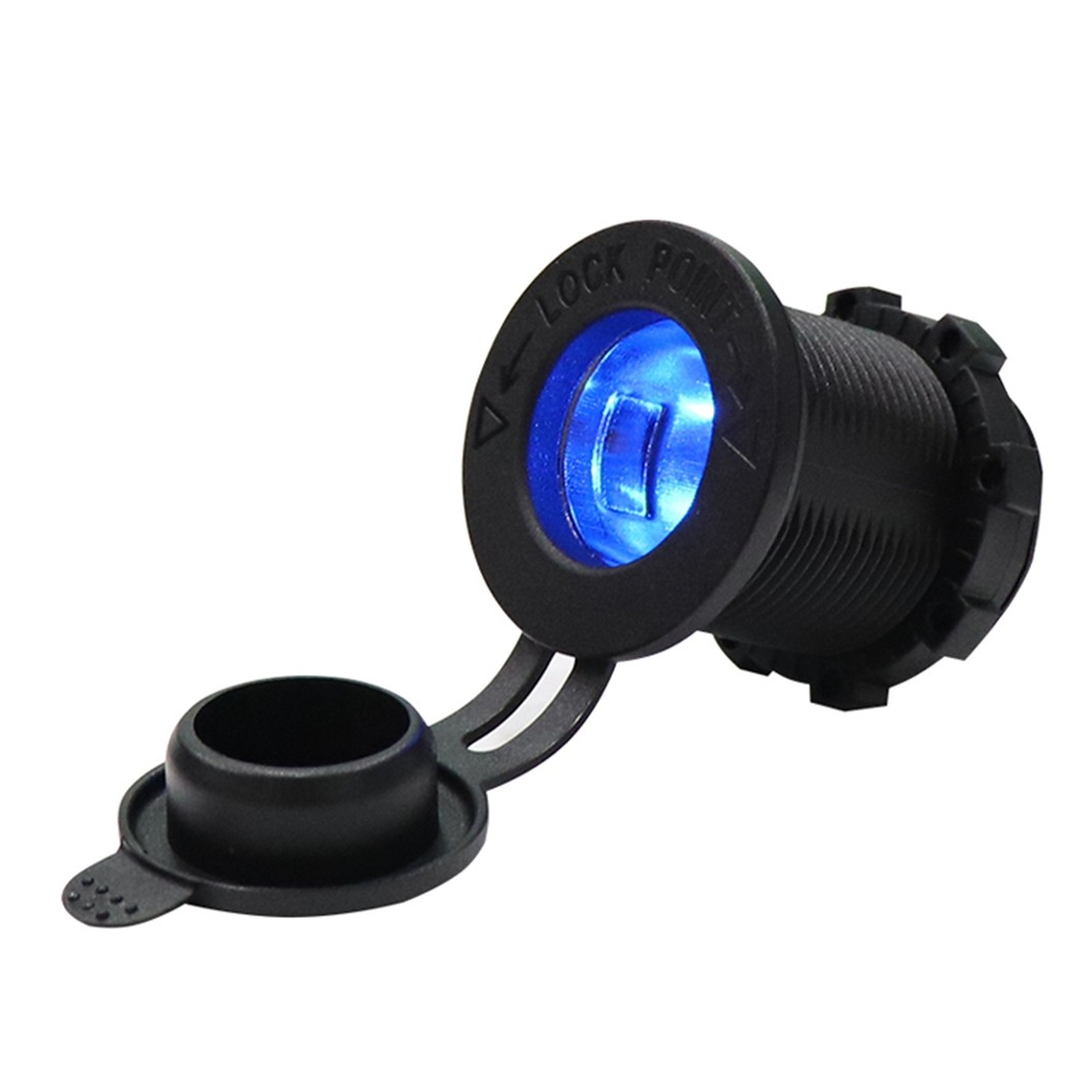 Zigarettenanzünderbuchse 10a/24v 20a/12v Blaue Led