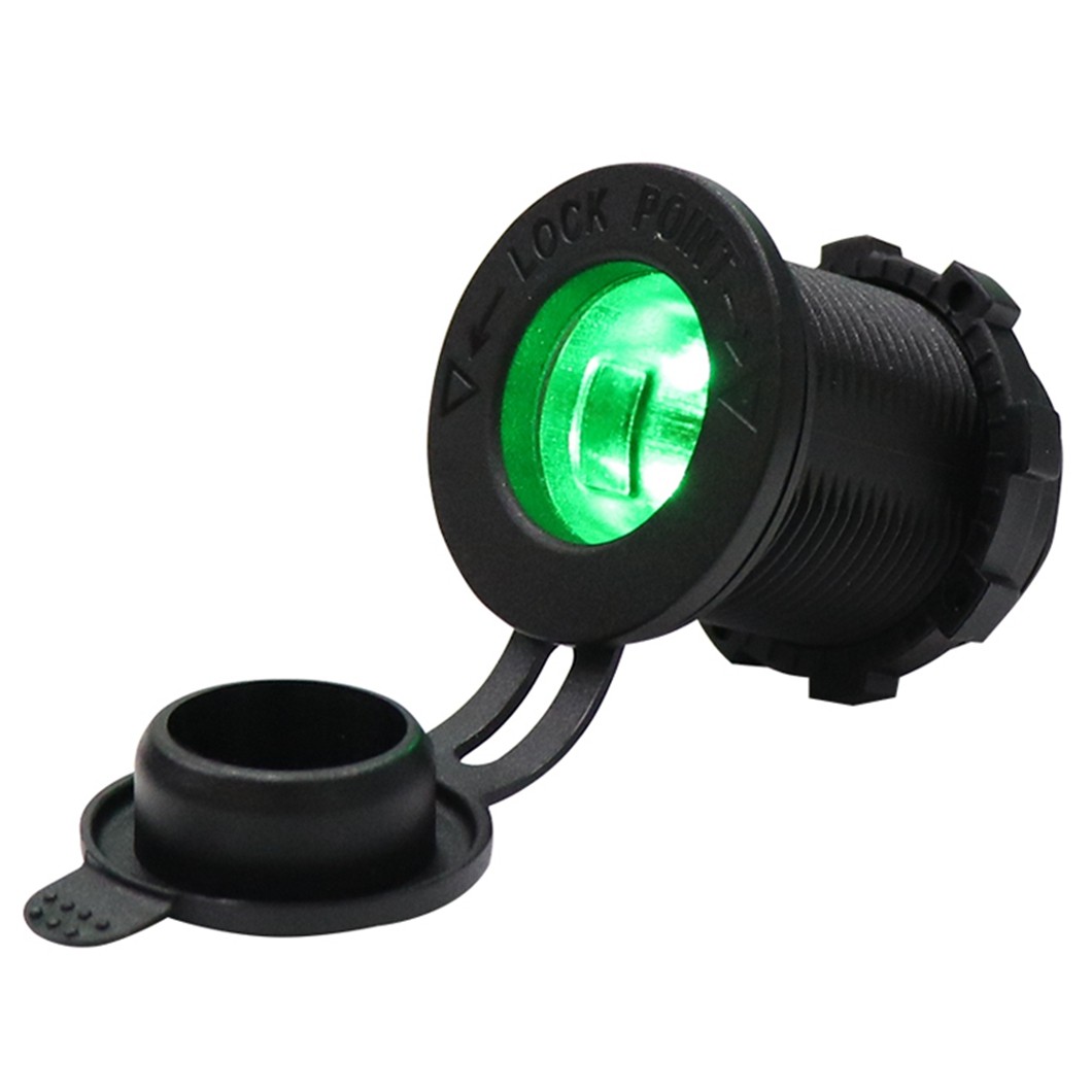 Zigarettenanzünderbuchse 10a/24v 20a/12v Grüne Led