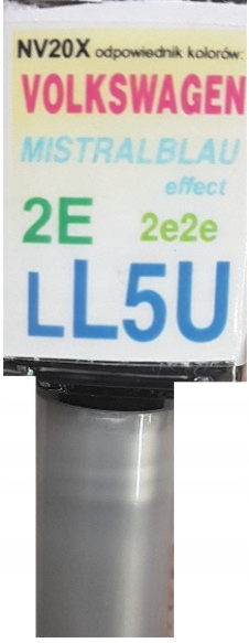 Vw Ll5u 2e2e Mistralblau Autolack-kratzerreparatursystem