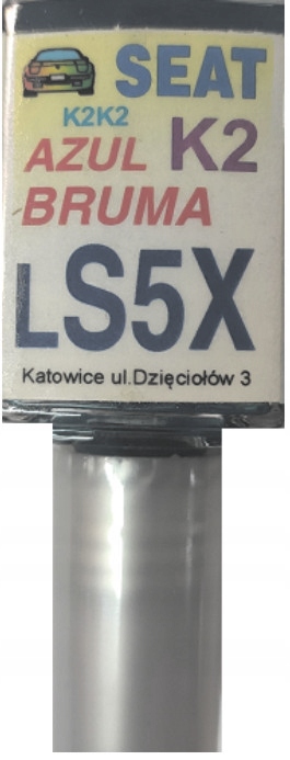 Seat Ls5x K2k2 Azul Bruma Lackausbesserung Für Kratzer