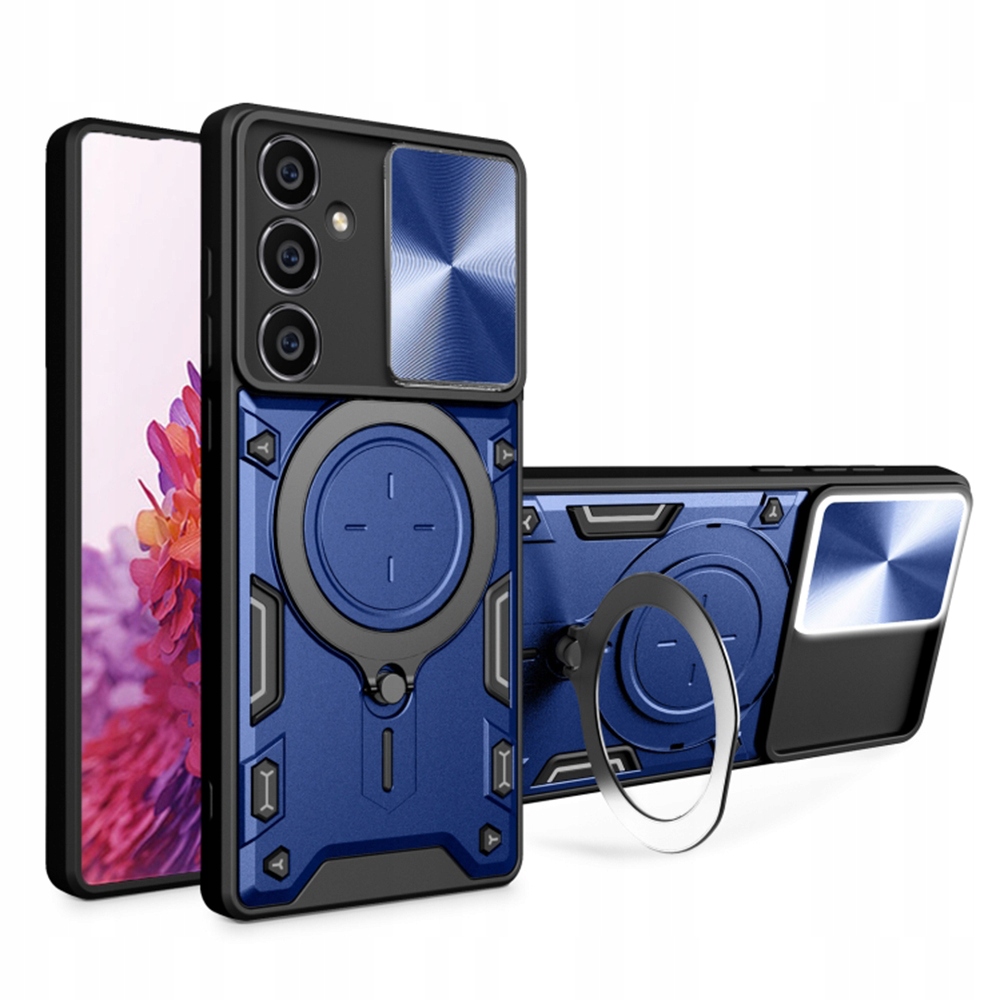 Samsung Galaxy A54 Hülle, Camguard Pro, Magnetische Rückseite – Blau