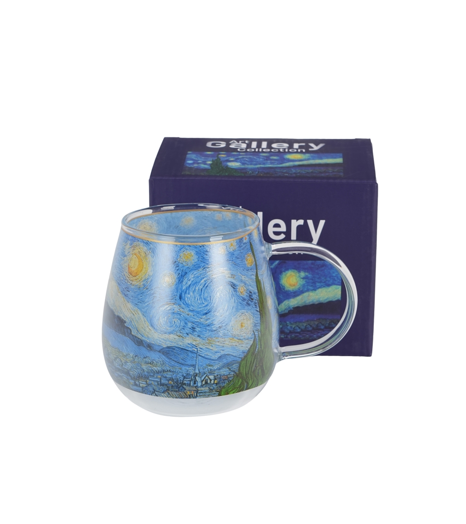 Glasbecher 530 Ml – Sternennacht Vincent Van Gogh Sternennacht