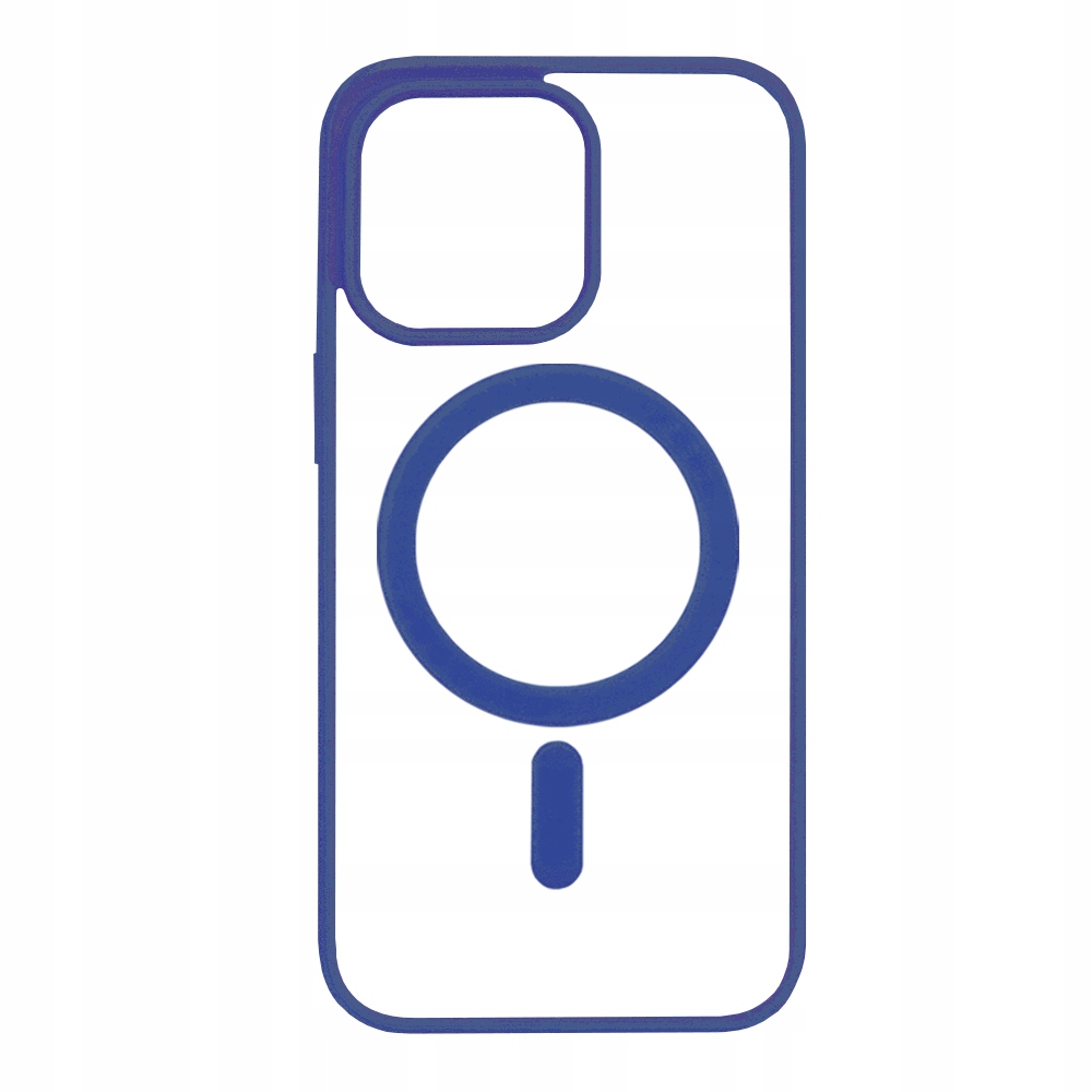 Magsafe Hülle Für Iphone 15, Blau, Tpu-pc-schutz, Transparent