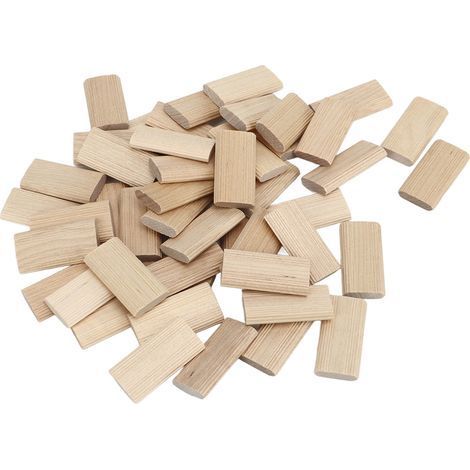50 Stück Buchenholz-dominosteine ​​mit Zapfen Für Die Herstellung Von Diy-holzmöbeln, Montageverbinder